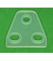 Mj plaque triangle souple 2x1 translucide