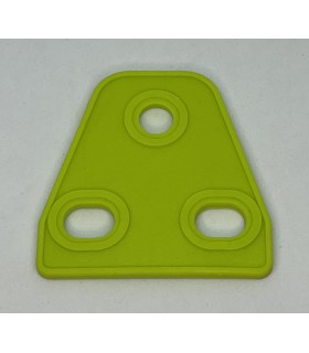 Mj triangular flexible plate 2 x 1 anise green