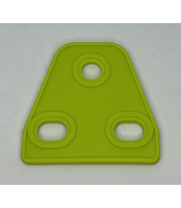 Mj triangular flexible plate 2 x 1 anise green
