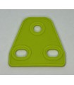 Mj triangular flexible plate 2 x 1 anise green