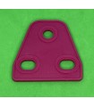 Mj triangular flexible plate 2 x 1 fushia pink