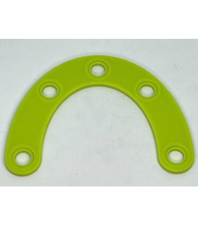 Mj special curved strip 4 holes anise green