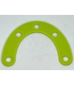 Mj special curved strip 4 holes anise green