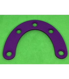 Mj special curved strip 4 holes purple