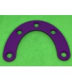 Mj special curved strip 4 holes purple