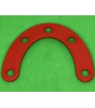 Mj special curved strip 4 holes red
