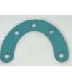 Mj special curved strip 4 holes south sea blue