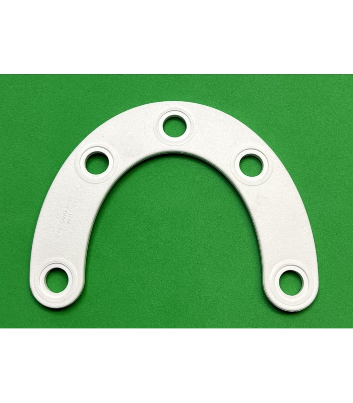 Mj special curved strip 4 holes white Mj special curved strip 4 holes white