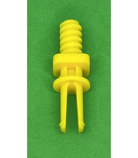 Mj axe fileté clip long jaune citron