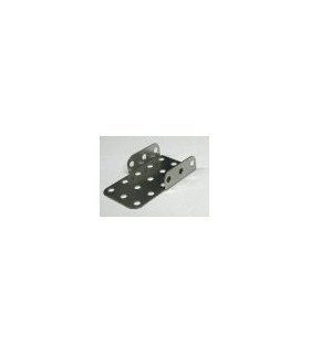 Plaque a rebords speciale gris argent