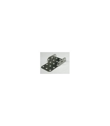 Plaque a rebords speciale gris argent