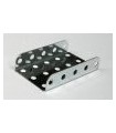 Plaque a rebords long 60 x 40 mm zn