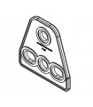 MJ special soft triangle plate 3x1 yellow safran