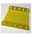 Plaque a rebords 90 x 60 mm jaune   (7 x 5 tr)