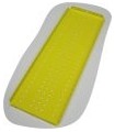Plaque couvercle jaune