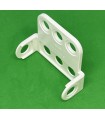 Mj short flanged double bracket 6x1 white