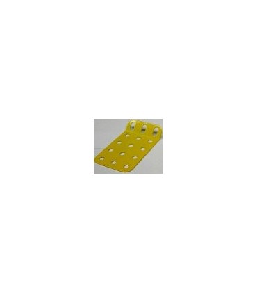 Plaque rigide 60 x 38 mm a 135° jaune