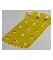 Plaque rigide 60 x 38 mm a 135° jaune