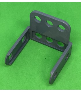 Mj flanged double bracket 6x2 grey