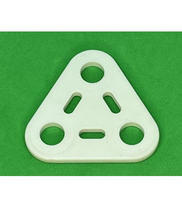 Mj plaque triangle 2x2 blanc