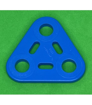 Mj plaque triangle 2x2 bleu