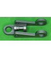 Mj fourche moto gris alu
