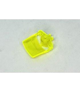 Mj pare-brise moto jaune fluo transparent