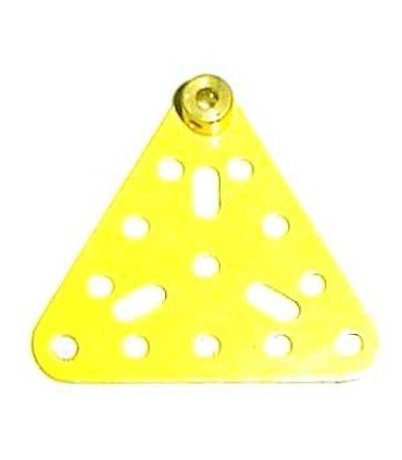 Plaque triangulaire 60 mm a moyeu haut