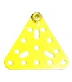Plaque triangulaire 60 mm a moyeu haut