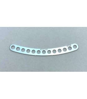 Narrow curved strip double perforation 90mm, r.115mm, 13h zn