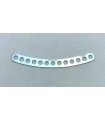 Bande étroite incurvée double perforation 90mm, r.115mm, 13tr zn