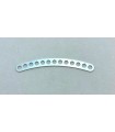Bande étroite incurvée double perforation 90mm, r.115mm, 13tr zn