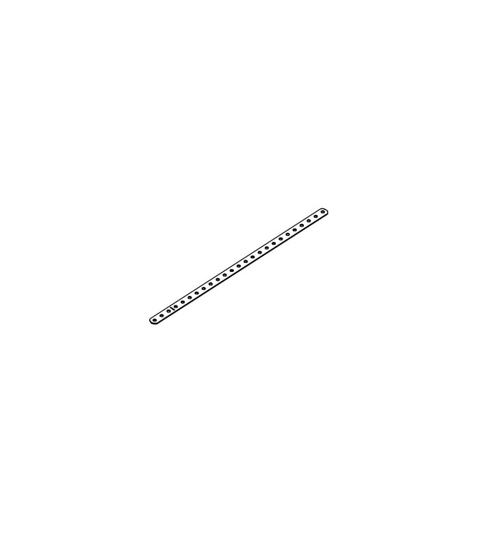 Strip 25 holes light grey Strip 25 holes light grey
