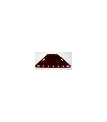Plaque trapeze 3x7 flexible rouge