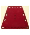 Plaque trapeze 5x9 tr flexible rouge