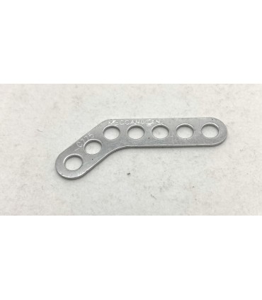 gousset triple étroit 135° double perforation zn
