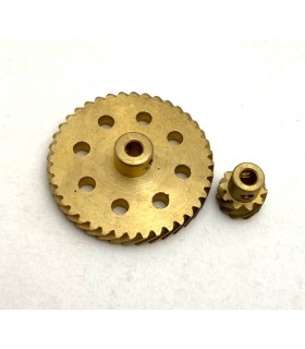 Pair helical gear 10-40 th brass