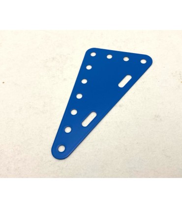 Plaque flexible triangulaire 7x4tr (90x50mm) bleu f1