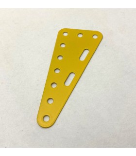 Plaque flex triang. 90 x 40 mm jaune f1 (lot de 5)
