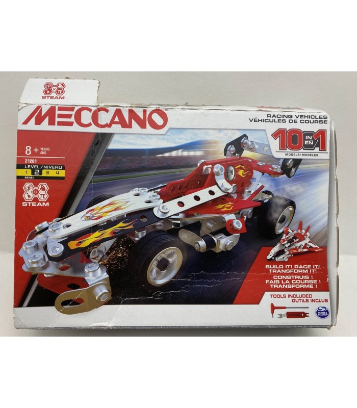 Box racing vehicles 10 in 1 (21201) reconditionned Box racing vehicles 10 in 1 (21201) reconditionned
