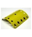 Plaque cintree r  43 mm jaune