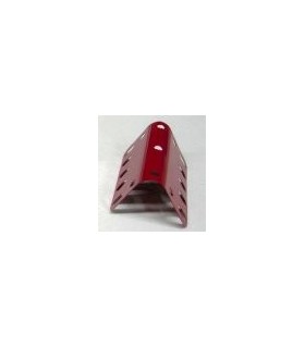 Plaque cintree en u rouge