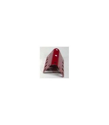Plaque cintree en u rouge