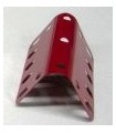 Plaque cintree en u rouge