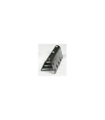 Plaque cintree en u gris argent