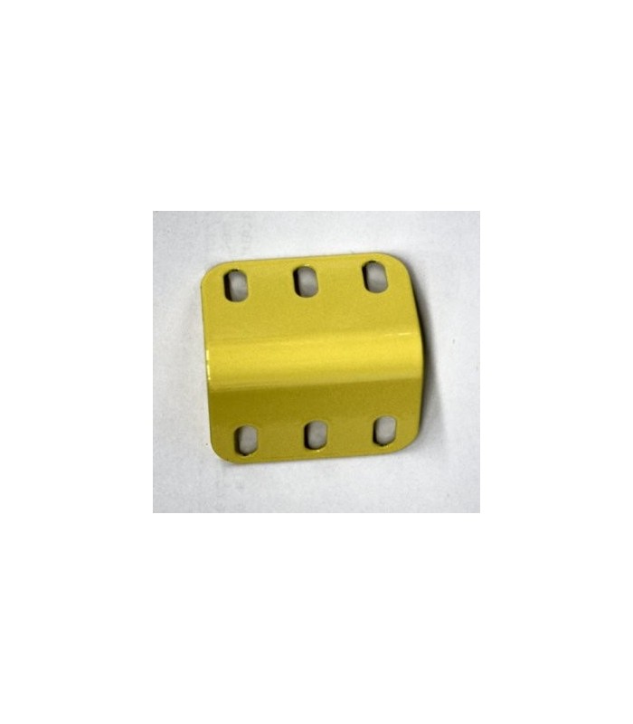 Plaque rigide cintree en u 3 tr jaune