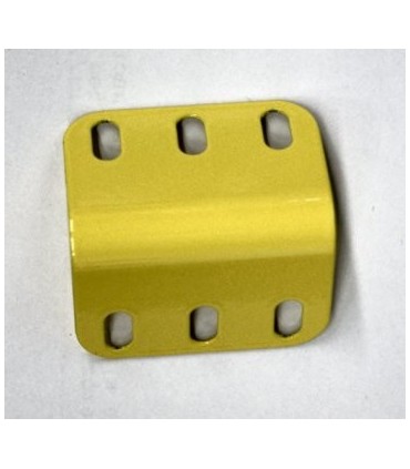 Plaque rigide cintree en u 3 tr jaune