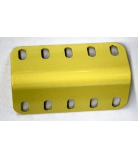 Plaque rigide cintree en u 5 tr jaune