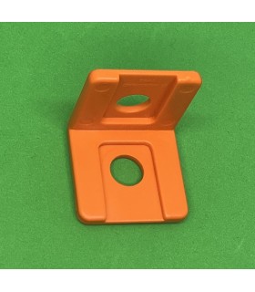 Mj right angle bracket 1x1 orange