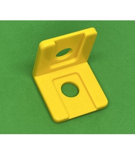 Mj right angle bracket 1x1 yellow